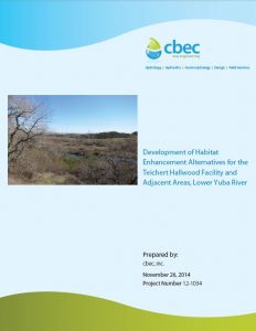 Image of Development of Habitat Enhancement Alternatives for the Teichert Hallwood Facility and Adjacent Areas, Lower Yuba River Report